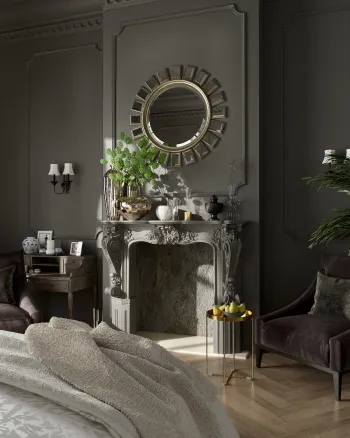 Интерьер спальни  смотреть на Basicdecor