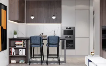 Интерьер кухни в современном стиле смотреть на Basicdecor