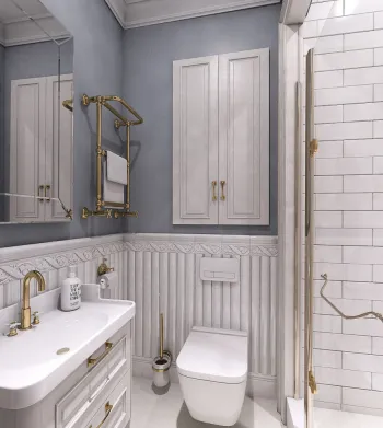 Интерьер ванной в классическом стиле и провансе смотреть на Basicdecor
