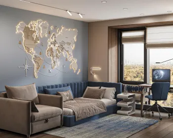 Интерьер гостиной  смотреть на Basicdecor