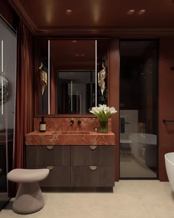 Интерьер ванной  смотреть на Basicdecor