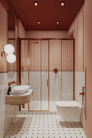 Интерьер ванной  смотреть на Basicdecor