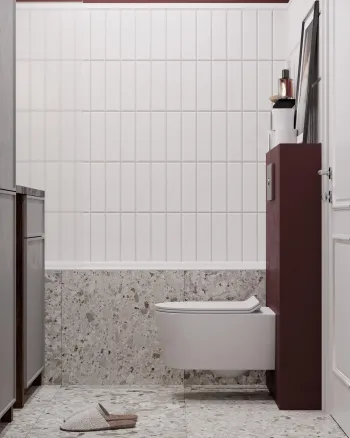 Интерьер ванной в современном стиле смотреть на Basicdecor