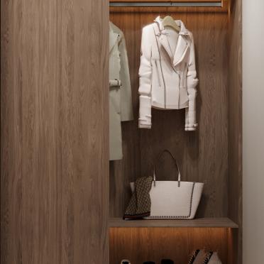 Интерьер гардеробной  смотреть на Basicdecor