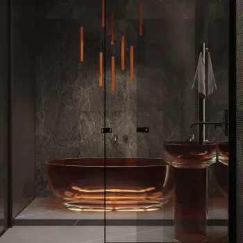 Интерьер ванной  смотреть на Basicdecor