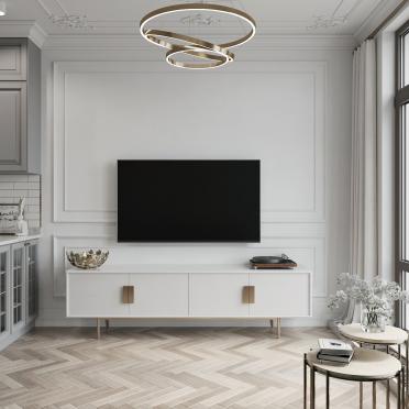 Интерьер гостиной в неоклассике смотреть на Basicdecor