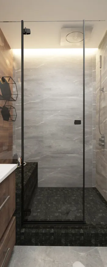 Интерьер ванной в современном стиле смотреть на Basicdecor