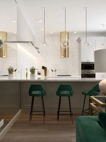 Интерьер кухни  смотреть на Basicdecor