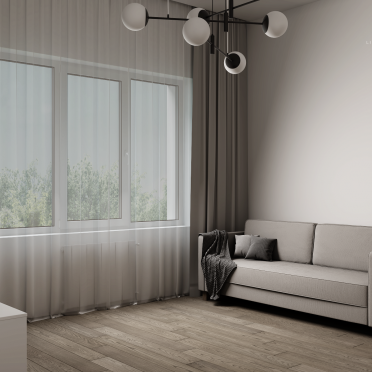 Интерьер кабинета с жалюзи  смотреть на Basicdecor