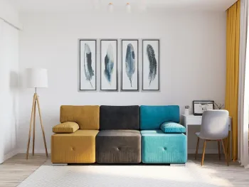Интерьер гостиной в современном стиле смотреть на Basicdecor