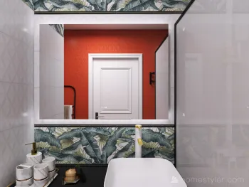 Интерьер ванной в современном стиле смотреть на Basicdecor