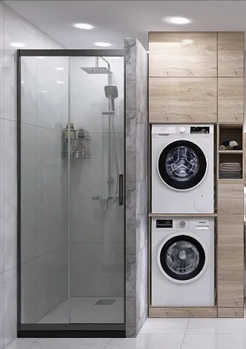 Интерьер ванной с постирочной  смотреть на Basicdecor