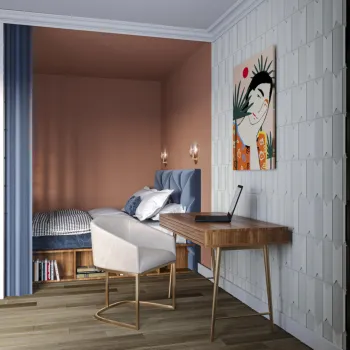 Интерьер спальни  смотреть на Basicdecor