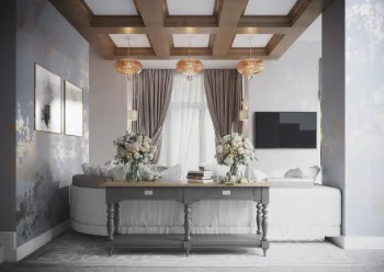 Интерьер спальни в стиле фьюжн смотреть на Basicdecor