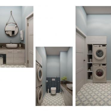 Интерьер с постирочной  смотреть на Basicdecor