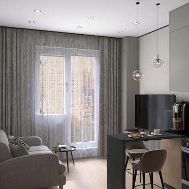 Интерьер гостиной  смотреть на Basicdecor