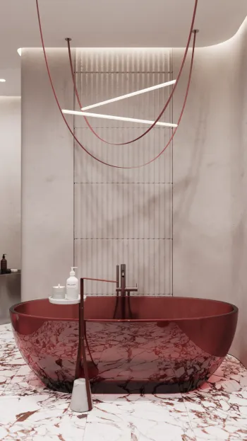 Интерьер ванной  смотреть на Basicdecor