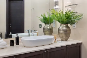 Интерьер ванной в современном стиле смотреть на Basicdecor
