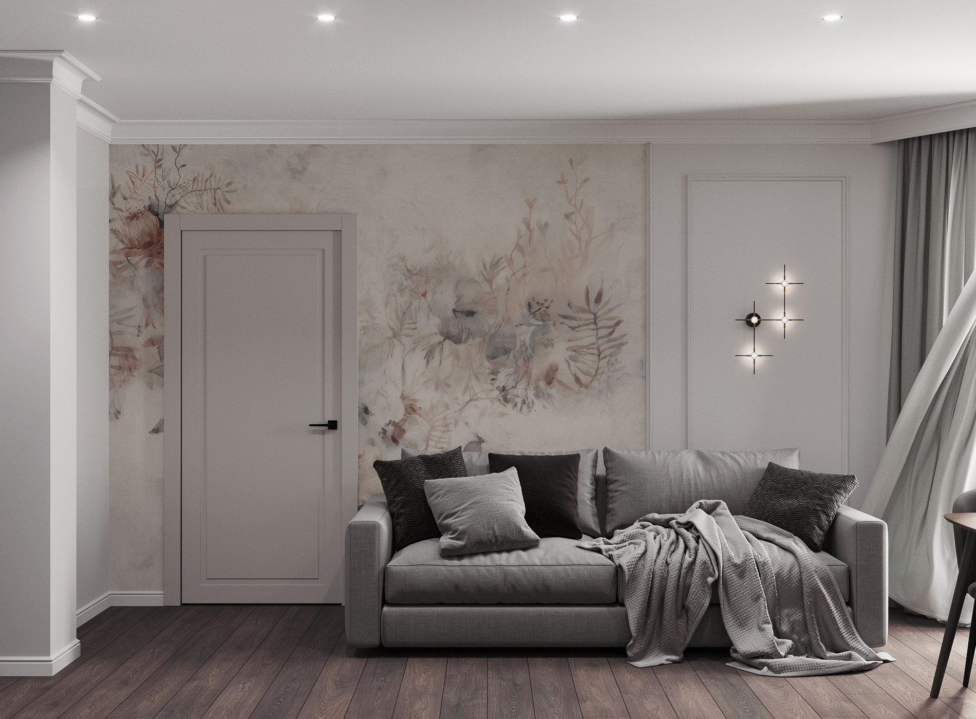 Интерьер гостиной  смотреть на Basicdecor