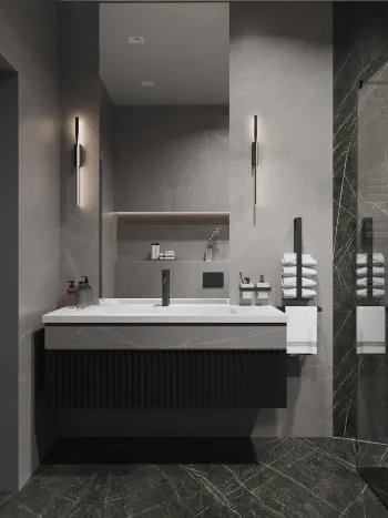 Интерьер ванной  смотреть на Basicdecor