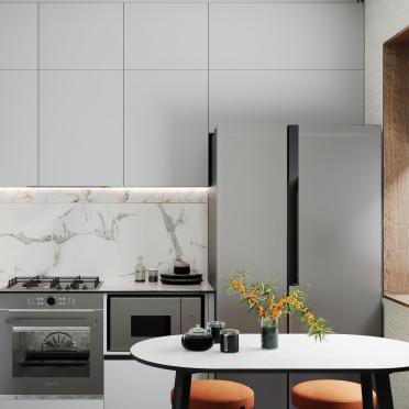 Интерьер кухни в современном стиле смотреть на Basicdecor