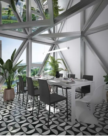 Интерьер столовой в современном стиле смотреть на Basicdecor