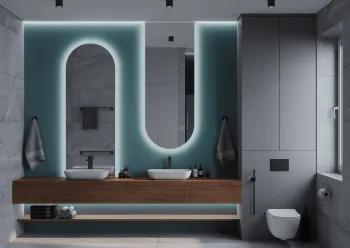 Интерьер ванной  смотреть на Basicdecor