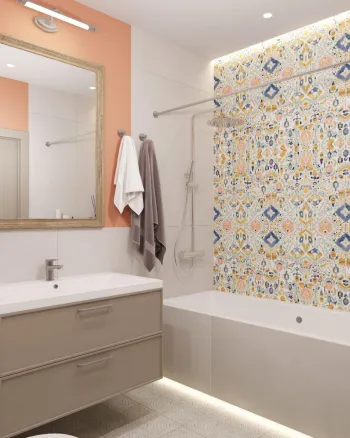 Интерьер ванной  смотреть на Basicdecor