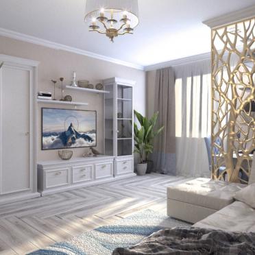 Интерьер гостиной в неоклассике смотреть на Basicdecor