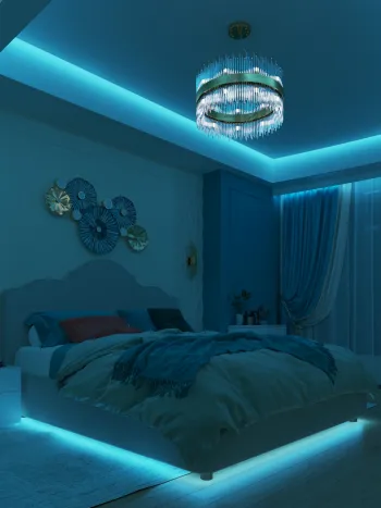 Интерьер с подсветкой светодиодной и с подсветкой  смотреть на Basicdecor