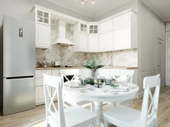 Интерьер кухни в неоклассике смотреть на Basicdecor