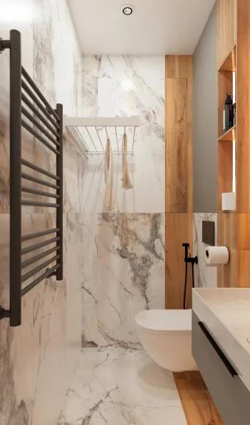 Интерьер ванной  смотреть на Basicdecor