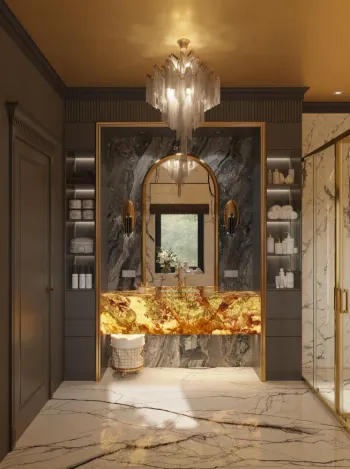 Интерьер ванной  смотреть на Basicdecor