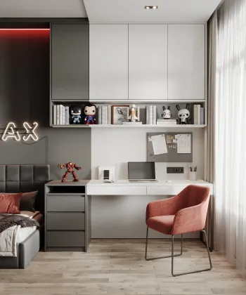 Интерьер детской с для мальчика  смотреть на Basicdecor