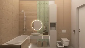 Интерьер ванной  смотреть на Basicdecor