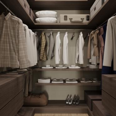 Интерьер гардеробной в современном стиле смотреть на Basicdecor