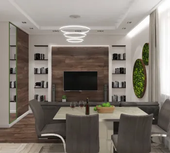 Интерьер столовой в современном стиле смотреть на Basicdecor