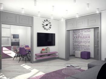 Интерьер гостиной в современном стиле смотреть на Basicdecor