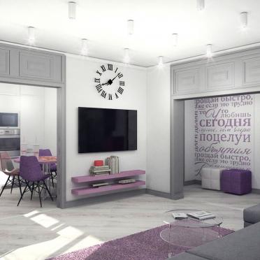 Интерьер гостиной в современном стиле смотреть на Basicdecor