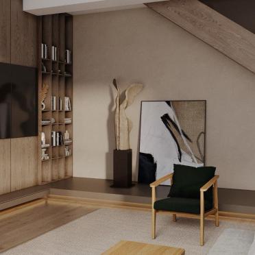 Интерьер гостиной cтеной за диваном в современном стиле смотреть на Basicdecor