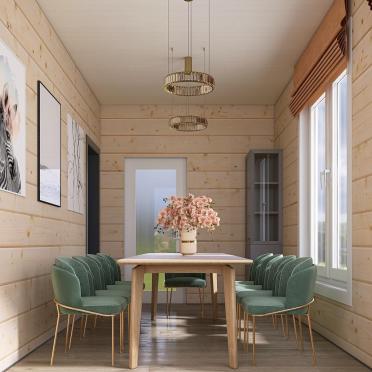 Интерьер столовой  смотреть на Basicdecor