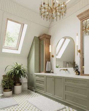Интерьер ванной  смотреть на Basicdecor