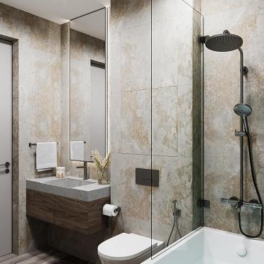 Интерьер ванной  смотреть на Basicdecor