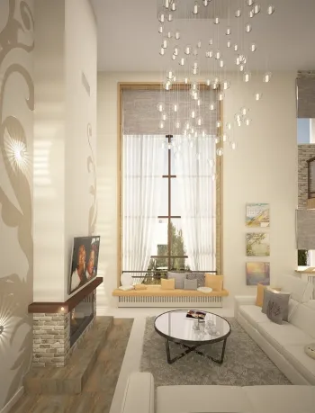 Интерьер гостиной в современном стиле смотреть на Basicdecor