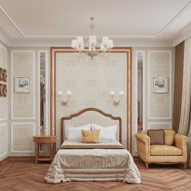 Интерьер спальни в классическом стиле смотреть на Basicdecor