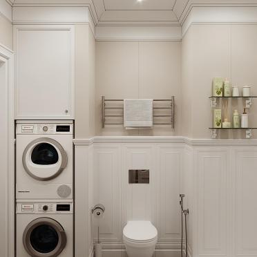 Интерьер ванной с постирочной  смотреть на Basicdecor