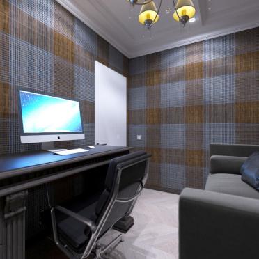 Интерьер c рабочим местом в современном стиле смотреть на Basicdecor