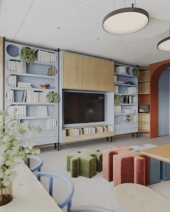 Интерьер гостиной  смотреть на Basicdecor