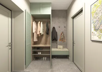 Интерьер прихожей  смотреть на Basicdecor