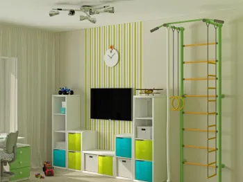 Интерьер детской с для мальчика в современном стиле смотреть на Basicdecor